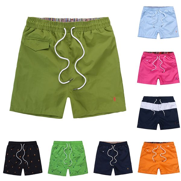 Designer de luxe de haute qualité Fashion Ralphs shorts de plage de mode décontractée pour hommes et femmes Luxurys brodés Tissu Laurens Shorts de vêtements