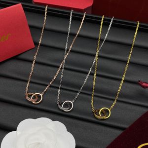 Hoge kwaliteit luxe designer hanger ketting sieraden voor dames CTN005
