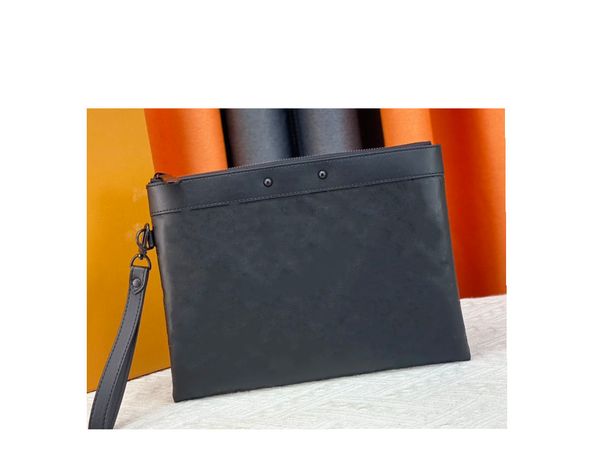 Monedero de diseñador de lujo de alta calidad Moda para hombre Monogramas Monedero en relieve Carteras de cuero genuino Titulares de tarjetas de crédito Monederos con caja Bolsa para el polvo