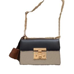 Hoogwaardige Luxe Designer Vierkante Lock Bag Vrouwen Luxe Ontwerpers Tassen 2021 Mode Dames Handtas Schouder Messenger Portemonnee Mini