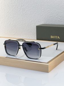 Gafas de sol de diseñador DITA de alta calidad anteojos clásicos de gafas vintage gafas de sol para el hombre 6 colores opcionales unisex mach-Six limitado 60-13-135
