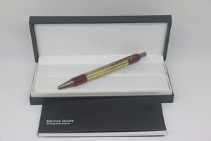 De Egypt Series 6 -stijl kleur Ballpoint Pen vintage goud/zilveren trim met serienummer Office School Supply Perfect Gift