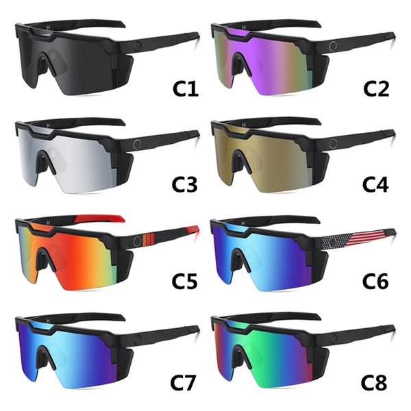 Lunettes de soleil de haute qualité de luxe de luxe de luxe pour hommes et femmes verres de soleil sportifs lunettes carrées à demi-trame Eyeglasse UV400