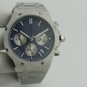 Hoogwaardig luxe herenhorloge quartz uurwerk roestvrijstalen band sportversie VK chronograaf waterdicht horloge