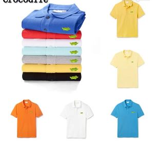 T-shirt concepteur de luxe de haute qualité Polo Polo High Street broderie Crocodile Printing Clothing Mens Brand Lacos Polo