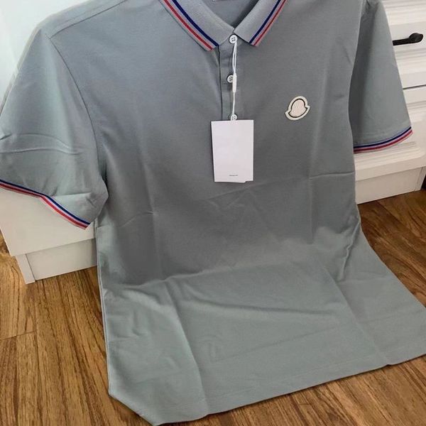 Hombres de lujo de alta calidad Camiseta Diseñador Polos High Street Bordado Cocodrilo Impresión Ropa para hombre Marca Lacos Polo Shirt Monce Polo Shirt Luxurys