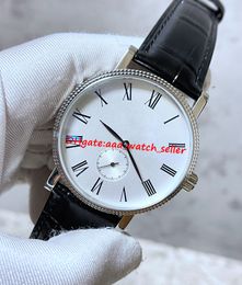 Hoogwaardige luxe herenjurk horloges vintage 39 mm 5119 6119 Onafhankelijke tweedehands Clous de Paris Case Automatische beweging Lederen band Elegante polshorloges