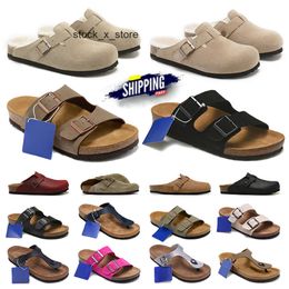 tx Bostons Sabots Birkinstock Designer Slides Plateforme Pantoufles Chambre Maison Femmes Hommes Chaussures Slide Sandales Préférées Berkin Stock Femme Sliders Préférés