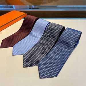 Corbatas de lujo de alta calidad para hombre, corbata de diseñador hecha a mano, corbata de seda tejida, corbatas de negocios, caja de regalo de marca