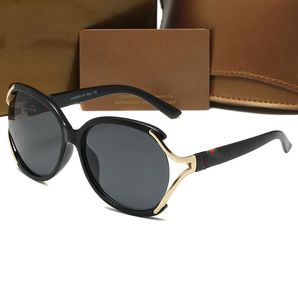 Lunettes de soleil de luxe de haute qualité pour hommes et femmes, protection UV400, lunettes de styliste, dégradé de charnière en métal, boîte de lunettes pour femmes