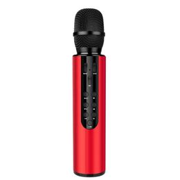 Hoge kwaliteit M6 Handheld Speaker Karaoke Microphone Wireless Mic Condensor Microphone Professiona