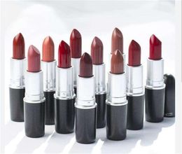 Makeuv maquillage de haute qualité Satin Lipstick Rouge A Levres 20 Couleurs Luster Famous Brand Lipstick Series