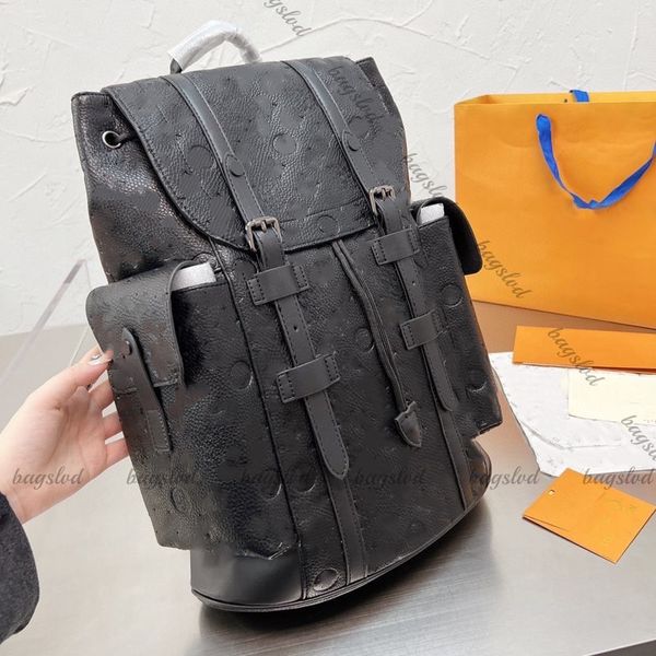 Hoge kwaliteit man designer rugzak dames luxe schoudertas designer tas heren reisrugzak bedrukt gecoat canvas lederen tas computer rugzak plunjezak