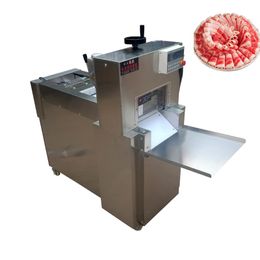 Cortador de carne de alta calidad, máquina automática CNC de doble corte para rollos de cordero, cortadora eléctrica de rollos de carne y cordero, 2200W