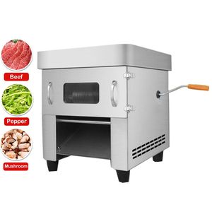 Hoge kwaliteit vleessnijmachine Commerciële elektrische handmatige visrundvlees Varkensvlees Vleessnijder Desktop Vleessnijmachine Snijmachine 850W