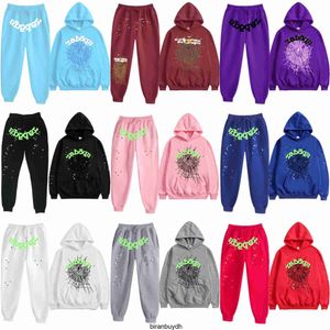 Hoge Kwaliteit Mannen 555 Hoodies Vrouwen Winter Hoodie Mode Spinnenweb Losse Trui Sp5der Stereo Hip Hop Sweatshirts voor Gratis verzending