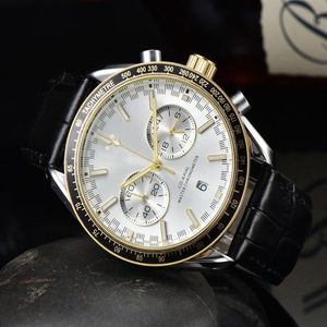 hoge kwaliteit heren luxe horloge vijf steken alle wijzerplaten werken automatische quartz horloges europese topmerk chronograaf klok mode l252u