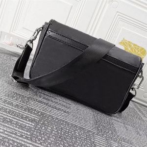 Haute qualité hommes sacs de messager toile inversée hommes bandoulière mode homme sac à bandoulière avec sac à main portefeuille embrayage en cuir véritable ha319l