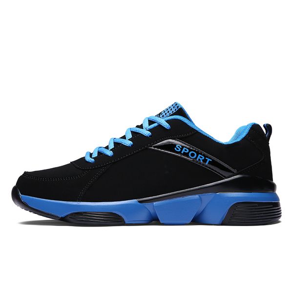 Haute qualité Hommes Chaussures De Course Noir Rouge Bule Mode # 18 Hommes Baskets Sports De Plein Air Baskets Marche Coureur Pointure 39-44