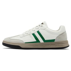 Haute qualité hommes chaussures de course blanc vert noir et marron mode # 25 hommes formateurs sports de plein air baskets marche coureur taille de chaussure 39-44