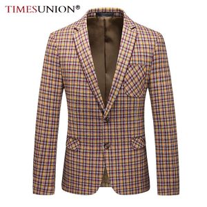 Haute qualité hommes Blazer manteau décontracté Western haut mâle laine affaires unique costume mince tendance veste pour homme costumes Blazers