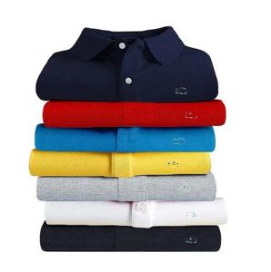 Hoge Kwaliteit Mannen Katoen Geborduurd Poloshirt 2024 Zomer Nieuwe High-End Business Casual Revers Korte Mouw T-shirt top S-6XL