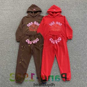 Sudaderas con capucha para hombre de alta calidad Sudaderas Moda Sp5der 555555 Sudadera con capucha para niños Niños Niñas Conjunto de suéter Spider Young Bandit de alta calidad