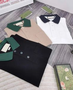 T-shirts classiques pour hommes de haute qualité à manches courtes à manches courtes 2024 Coton d'été T-shirt de luxe nouveau créateur polo High Street Asian Taille M-xxxl