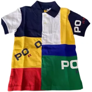 Polos imprimés de haute qualité pour hommes 100% coton T-shirt à manches courtes brodé marque de mode Sportswear s-5XL