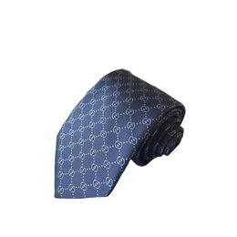 Traje y corbata de alta calidad para hombre, corbata de seda de negocios de marca de moda de lujo