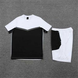 Hoogwaardige heren tracksuits Tech Fleece T-shirt set roodblauw witte korte mouw en dames zomers shorts RVL4