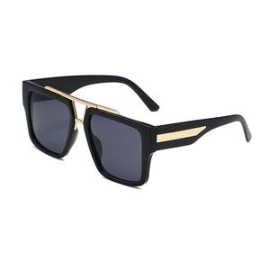 Hoge kwaliteit mannen zonnebril oversized zonnebril voor vrouw vierkante frames mode luxe designer tinten met doos