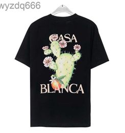 Hoogwaardige mannen T-shirt Casablanc Shirts Casa Blanca Tshits Modemerk Casablanca Tees Designer Designer kleding US SIZE S-3XL 2K1T