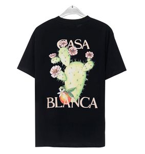 Hoogwaardige mannen T-shirt Casablanc Shirts Casa Blanca Tshits Modemerk Casablanca Tees Designer Designer kleding US SIZE S-3XL