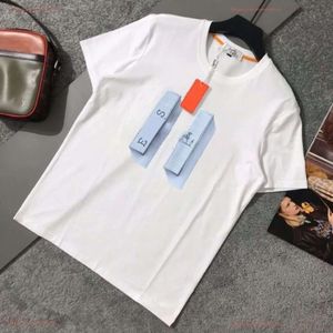 Hoge kwaliteit heren T-shirt Designer T-shirts Heren Damesmode 3D Letter Printing Grafisch T-shirt High Street Korte mouw Top Casual losse ronde hals Katoen Groot