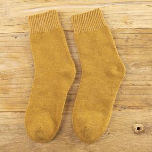 Hoge kwaliteit mannen warme badstof sokken winter dikker warme katoenen sokken voor mannelijke winter warmer slaap bed vloer huis pluizige sok
