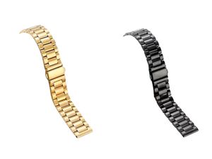 Hommes de haute qualité Wmoen 28 mm watchband de luxe ceinture de surveillance de luxe pour hommes femmes bon sang fermoir en acier inoxydable bracelet beaux groupes de montre bracelet en métal doré nouveau avec étiquettes
