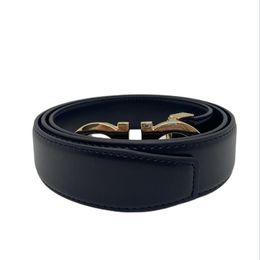 Hoogwaardige mannen Dames Designer Belt Big Gold Buckle Echte lederen mode -riemen Klassieke riembanden Geen doos