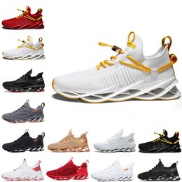 Haute qualité hommes femmes chaussures de course lame slip sur noir blanc tout rouge gris orange or Terracotta Warriors baskets de sport de plein air EUR 39-46