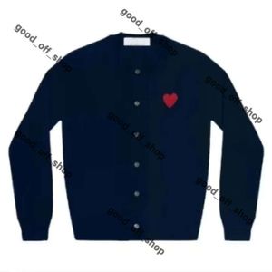 Hoge kwaliteit mannen Damesontwerpers Sweaters CDG's spelen trui gebreide commes casual heren sweatshirt des badge Garcons hoodie rood hart lange sleve vidden borduur 672