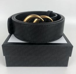 Cinturón de diseñador men039s de alta calidad para mujeres cinturones de cuero de moda de negocios de lujo Diseño Mujeres 38 cm de ancho con caja4449131