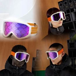 Lunettes de ski à changement de couleur à la mode pour hommes et femmes de haute qualité, monture surdimensionnée, lunettes violettes réglables, lunettes de soleil d'extérieur