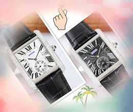 Mentille de haute qualité Diamonds Ring Watch 34 mm Subal Down Working Designer Super Quartz Movement Brilly Starry Table Table Table Temps Montre Homme Montre Homme Gifts