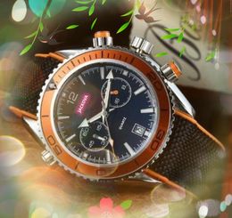 Hoge kwaliteit Heren Dwellers Horloges Stopwatch Klassiek ontwerp Iced Out Clock Quartz Heren Sport Timing Nylon Riem Polshorloge Geschenken
