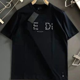 T-shirt de mode pour hommes de haute qualité Designers Hommes Vêtements T-shirts blancs noirs à manches courtes Casual Hip Hop Streetwear T-shirts S-5XL
