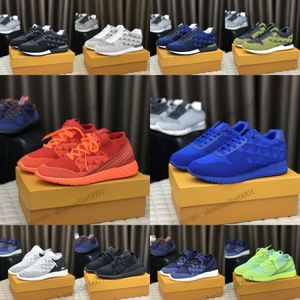 Hoogwaardige heren Fastlane Casual schoenen VNR Sneakers Sport Outdoor Luxe Designer Men Running Shoe Black Blue Run Away Trainer Patroon Soft Knit Uppe H0Q1#