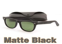 Hoge kwaliteit heren zonnebril mat zwart metalen scharnier Designer lenzenvloeistof UV-bescherming Fashion Plank heren zonnebril Luxe dames g4939278