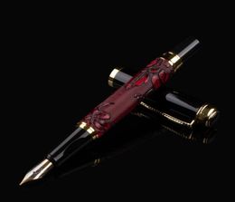 Haute qualité métal Dragon clip luxe stylo plume stylo à encre plume Iraurita caneta tinteiro papeterie Penna stilografica Stylo plum9765689