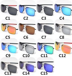 Hoge kwaliteit metalen frame merk zonnebrillen UV400 Bescherming Polariseerde zonnebrillen Sport fietsen Eyewear -bril 15 Color4971624