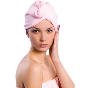 Hoge kwaliteit Microfiber Magic Haar Droog Drogen Turban Wrap Handdoek Hoed Cap Sneldrogend Droger Bad Make Up Towel